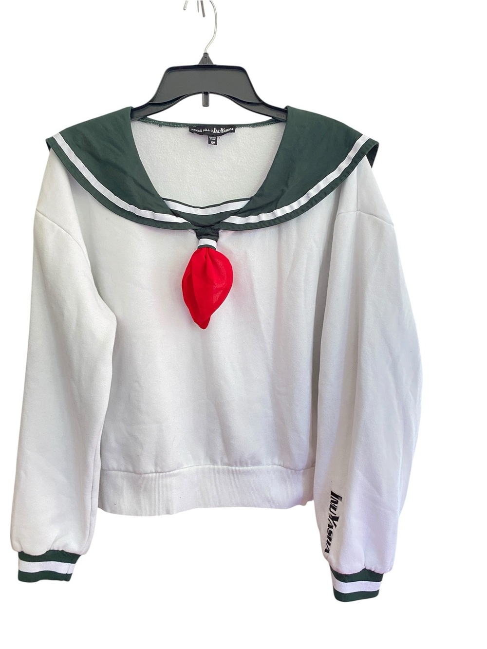 DOLLS KILL x INUYASHA Kagome Cosplay Uniform Top Sailor Collar Size Medium